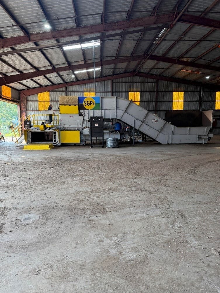 Retrofitted Selco/Mosley Badger Double Ram Press at NPU1