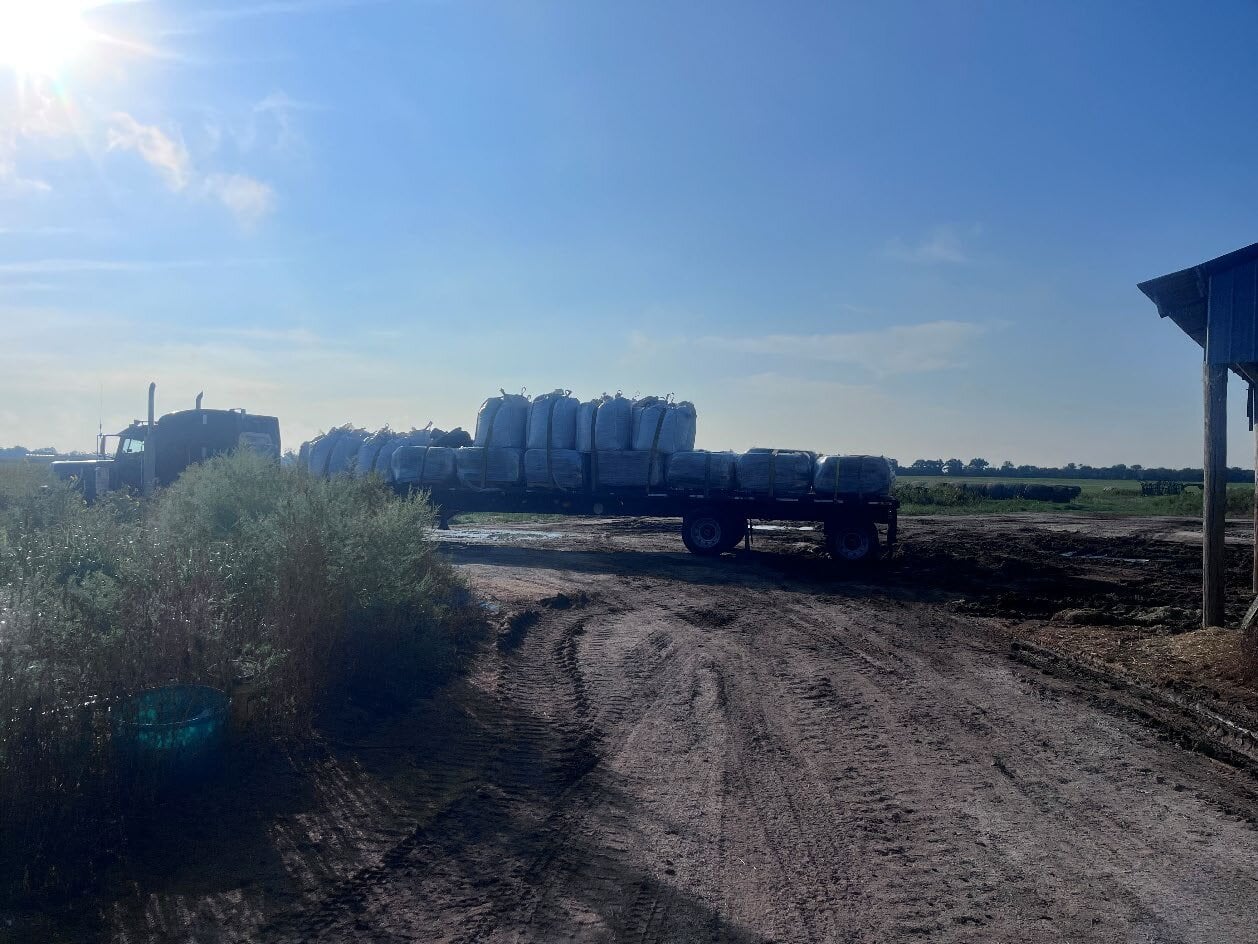 SGP+ product arriving Harper, KS